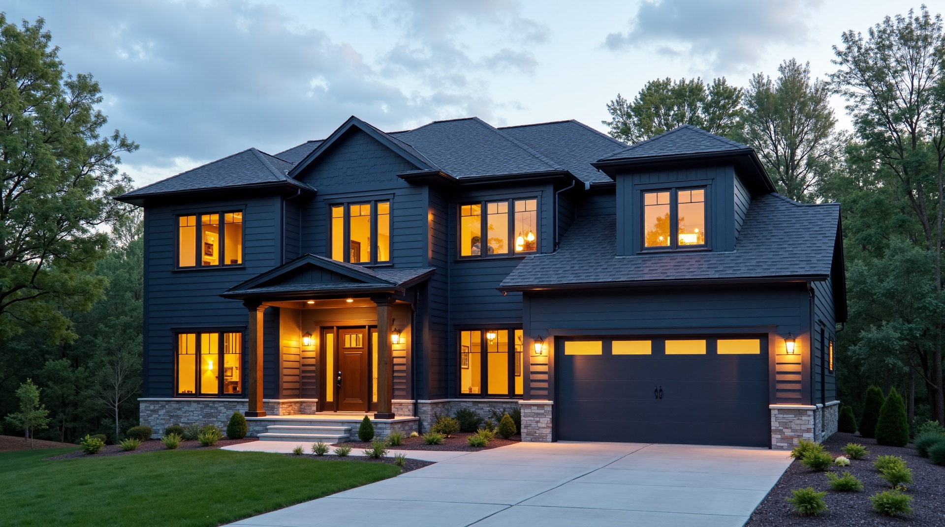 Modern home exterior